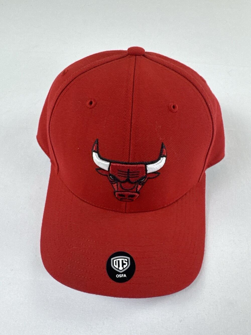 OTS Chicago Bulls All Star Adjustable Hat Red OSFA Cap